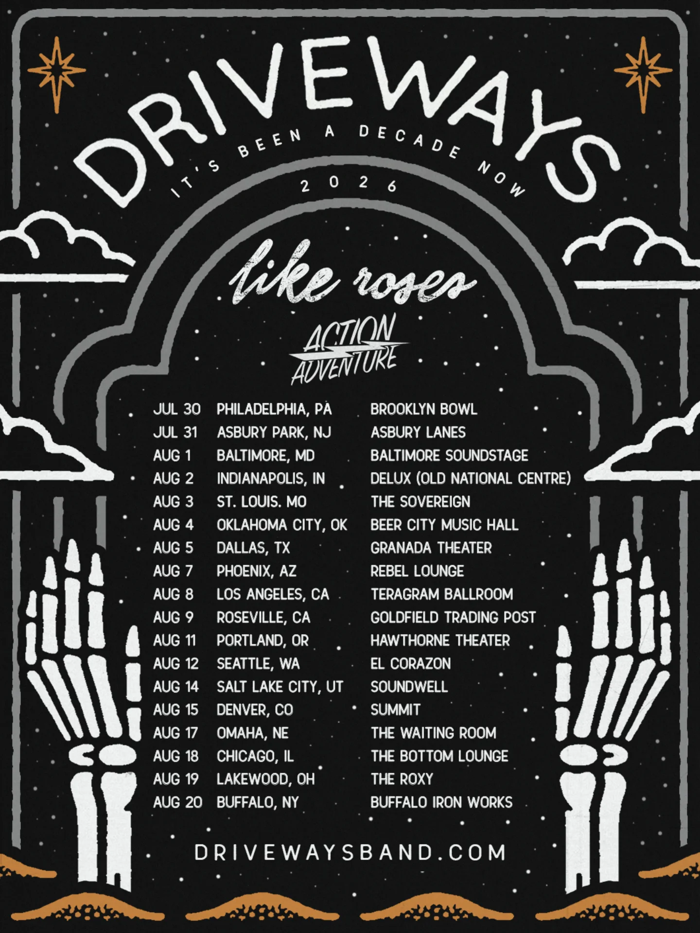 Like Roses Tour Poster 2026